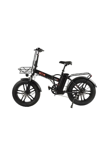 Alba Fold F Premium 48v 10,4ah Siyah Zırhlı Lastik Siyah