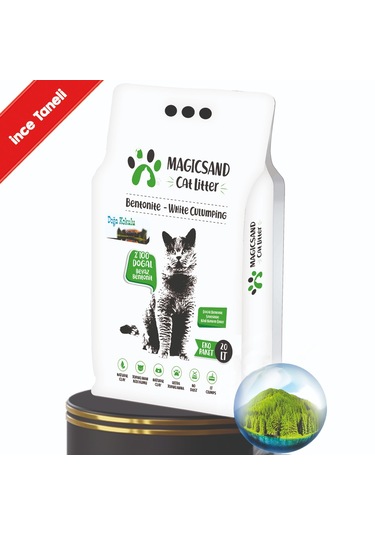 Magicsand Doğa Kokulu Kedi Kumu 20 Lt Ince Taneli