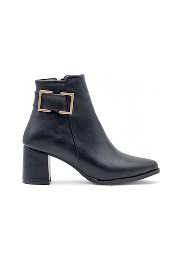 Pandora Moda K25.101.0112 Cilt Kadın Bot Siyah