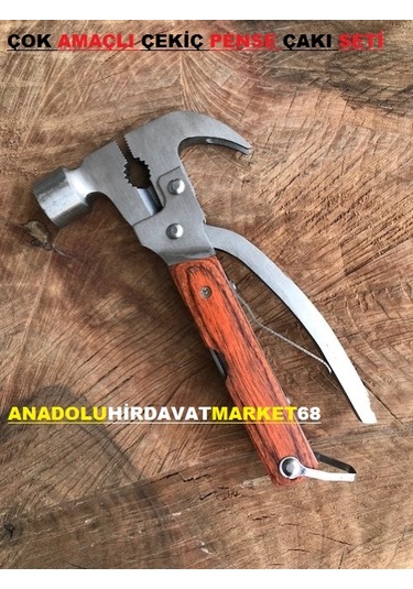 Çok Amaçlı Çekiç Pense Testere Seti Çakı Seti Avcı Kampçı Seti