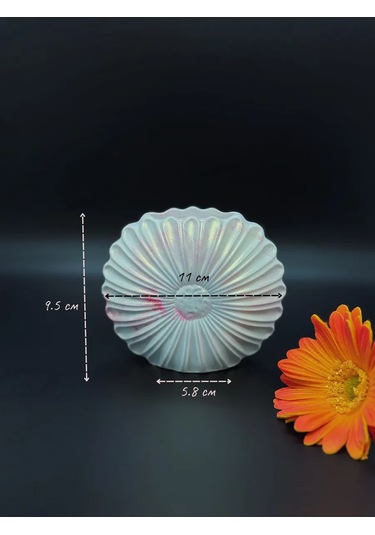 Galinacandles Silikon Form Midye Alçı Kalıbı Vazo 391573620