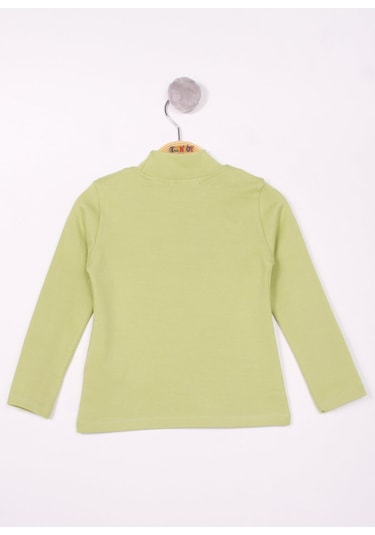 Toontoy Kız Çocuk Tnty Nakışlı Sweatshirt Yeşil