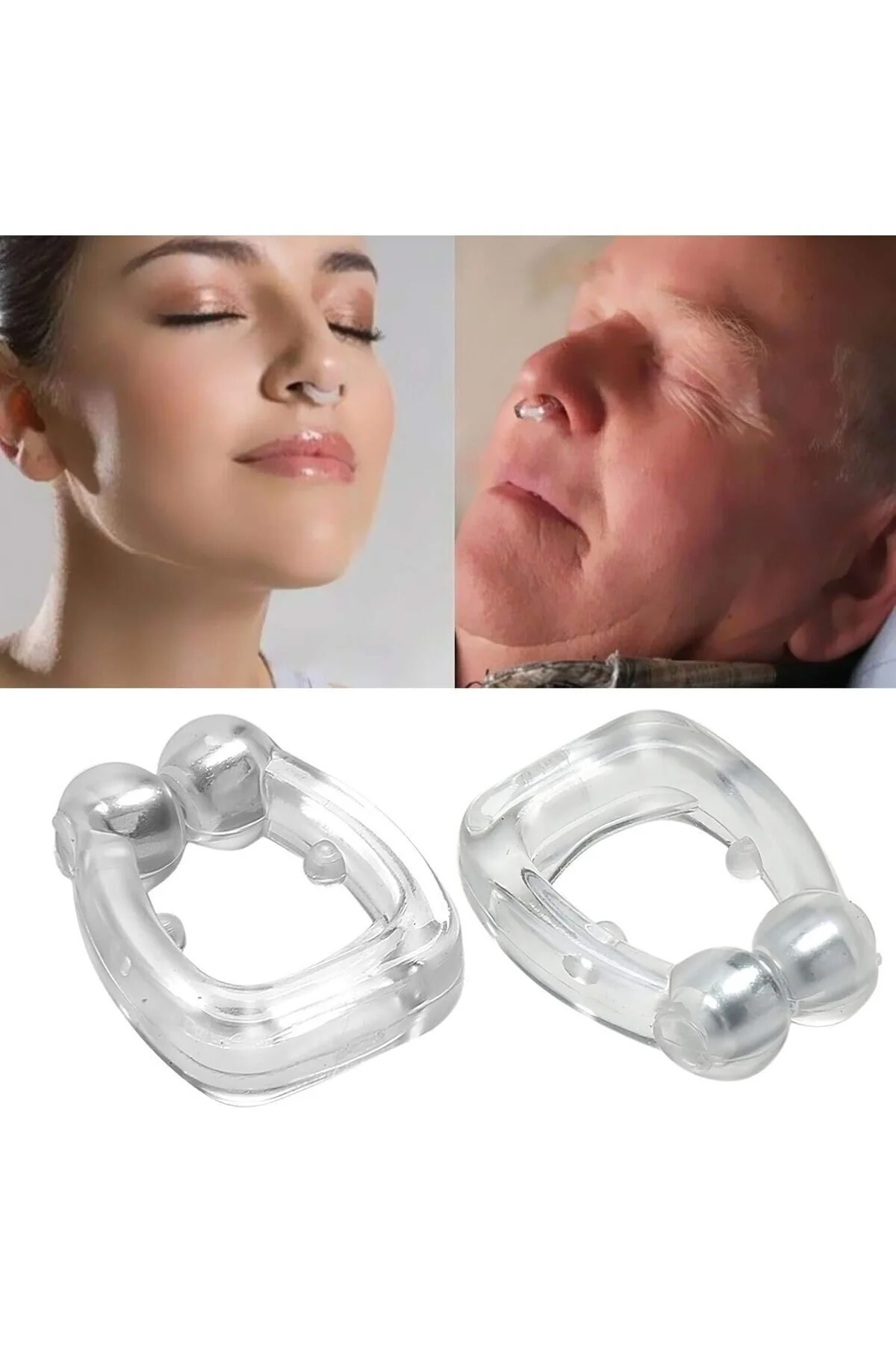 snoring Horlama Burun Klipsi Silikon