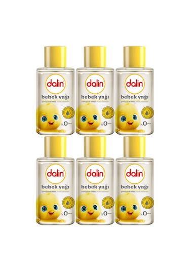 Dalin Bebek Yağı 50ml Klasik Mini 6 Lı Set