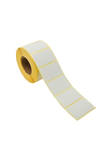 Terazi Etiketi 64 Adet Rulo Termal Etiket 40x58 Mm 500 Sarım Barkod Etiket 1