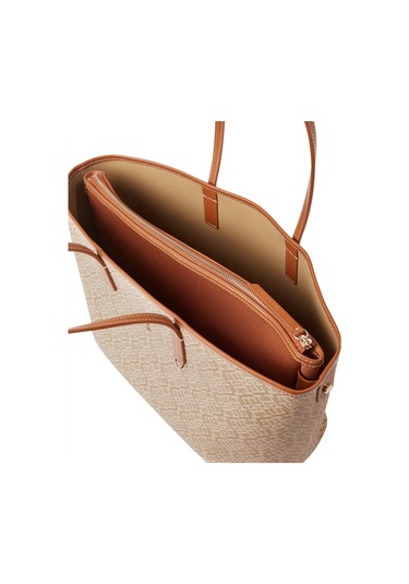 Th Monoplay Leather Tote Kadın Yeşil Çanta - Aw0aw17416 Yeşil