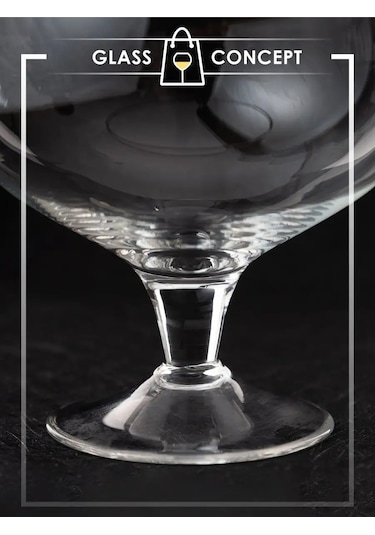Glass Concept Büyük Bardak Konyak, Viski Ve Şarap İçin 500 Ml 167952986 Beyaz