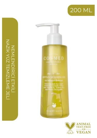 Cosmed Day-to-day Gentle Cleansing Gel - Yüz Temizleme Jeli - Karma Cilt Yıkama Jeli 200 Ml
