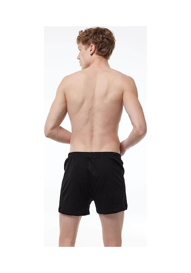 Malabadi 024 2'Li Paket Erkek Geniş Kalıp Boxer-Siyah