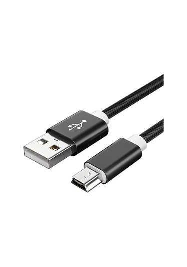 Nnbılı Mini Usb Kablosu - Mp3/mp4/gps/dijital Kamera/hdd/araba Dvr Şarj Ve Veri Aktarım Kablosublack1.5m