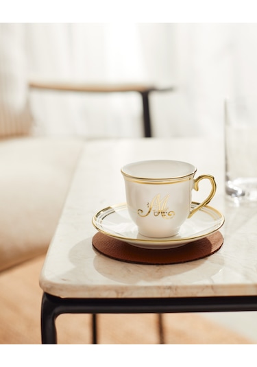 Madame Coco Lena 2'li Kahve Fincan Takımı - Renkli - 90 Ml Çok Renkli