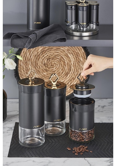 Neva N3308 Bitter Niş-Gold 3 Lü Kavanoz Seti