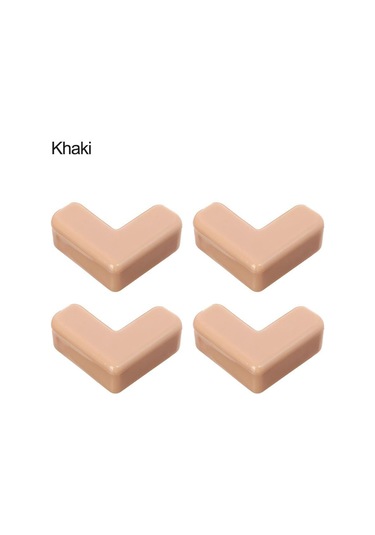 4 Adet Yumuşak Güvenli Masa Köşe Koruyucuları Masa Köşe Koruyucu Kenar Koruması Çarpışma Önleyici Şerit Haki