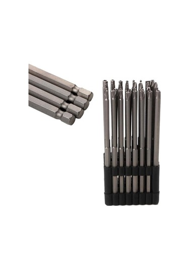 Pazly Altın Tornavida Ucu Seti - Dayanıklı Çok Yönlü Set, 32 Adet, Gümüş Renk