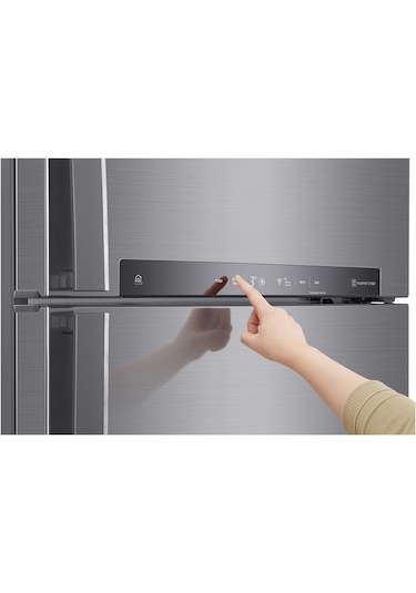 LG GN-H702HLHU 546 LT No-Frost Çift Kapılı Buzdolabı Inox
