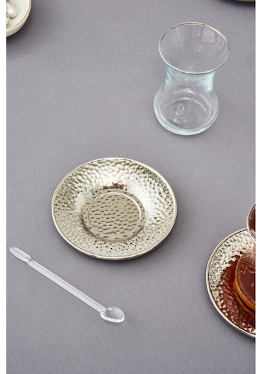 Karaca  Ada 6 Kişilik 18 Parça Çay Seti Platin