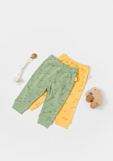 Fil Baskılı 2 Li Patikli Pantolon 001