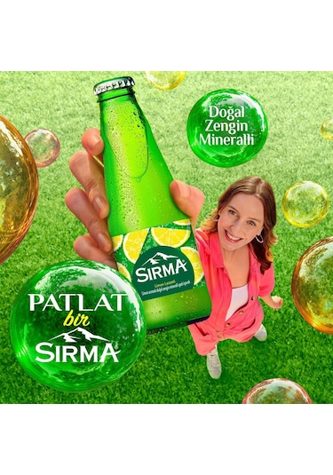 Sırma C Vitaminli Limon Aromalı Doğal Maden Suyu 200 Ml X 24 Adet