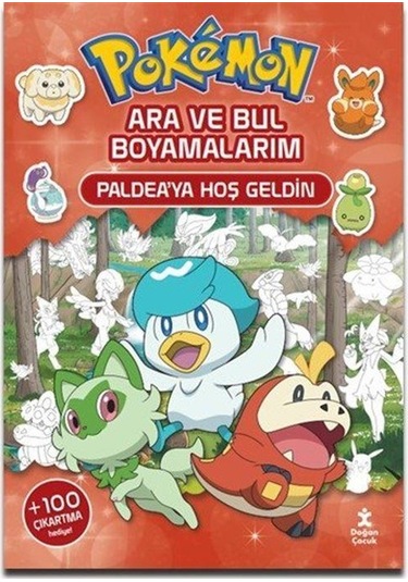 Pokémon - Ara Ve Bul Boyamalarım - Paldea'ya Hoş Geldin