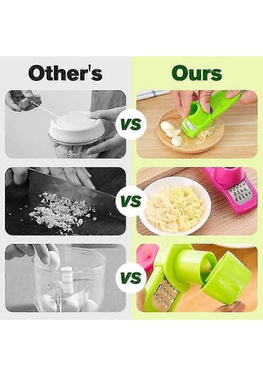 El Sarımsak Öğütücü, Mini Sarımsak Doğrayıcı, 2024 Yeni El Presi Çok Renkli