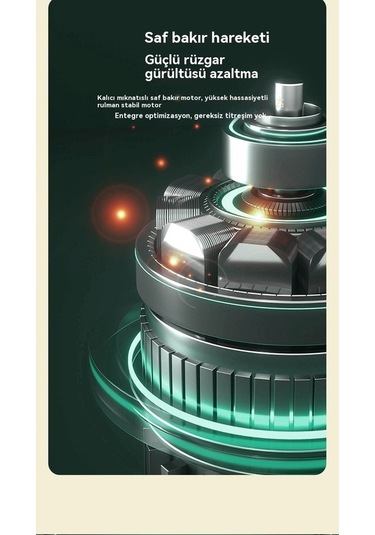 Usb Masaüstü Fanı Şarj Edilebilir Döngü Yüksek Rüzgar Fanı 000-beyaz Nz Beyaz