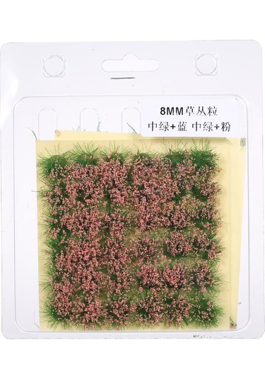 Teltree Dıy Peyzaj Dekorasyonu İçin Yapışkanlı Mini Çiçek Kümeleri, Maket Çim Demetleri, 3 Stil Seçeneği Diğer