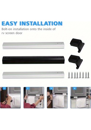 Dashanshop 1 Adet Ev Tipi Karavan Kapı Kolu, Ayarlanabilir Universal Sağlam Kaymaz Tutma