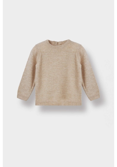 Defacto Erkek Bebek Bisiklet Yaka Kazak A5036a525aubg155 Bej