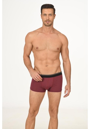 3 Adet Nbb Erkek Modal Boxer 735 Bordo
