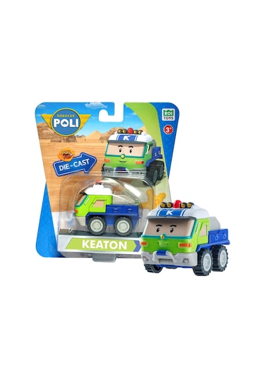 Roı Toys Robocar Poli Metal Araç Karakter Figürler - Keaton 83418 Diğer