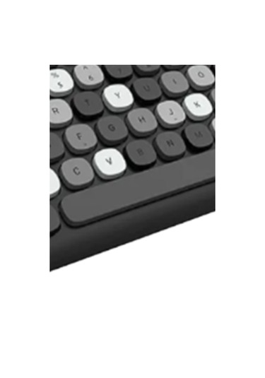 Büro Ev Ofis Bilgisayarı İçin Sevimli Siyah Klavye Mouse Seti Diğer