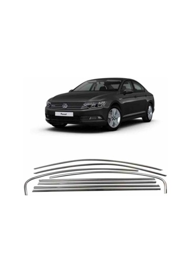 Volkswagen Passat B8.5 Cam Çerçevesi Kromu Nikelajı 2019 Sonrası