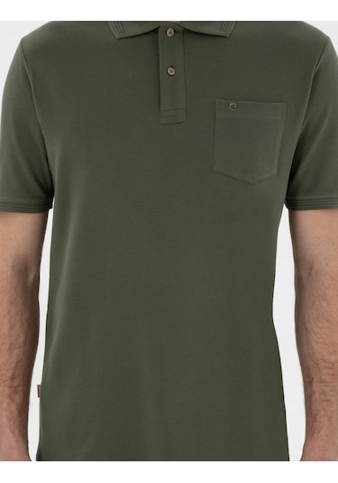 Pierre Cardin Erkek Haki Tişört Basic 50302538-vr027 Haki