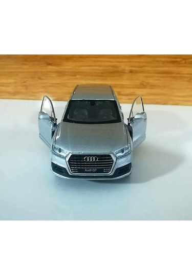 Welly Audı Q7 1/36 Ölçek Gri Çek Bırak Metal Model Araba