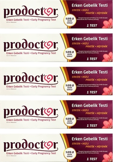 Prodoctor Pratik Erken Gebelik Testi 5 Adet