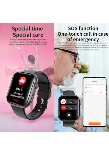 Samdoo 2024 En Yeni F59 Sağlık İzleyici Akıllı Saat