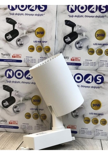 Noas 30w Beyaz Kasa Ray Spot Beyaz Işık