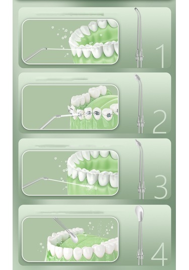 Lichen Elektrikli Su İpi, Taşınabilir Diş Temizleme Cihazı,