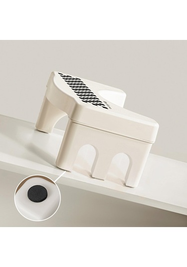 Suntek Çömelme Tuvalet Taburesi Taşınabilir Rahat Siyah-beyaz Siyah Beyaz