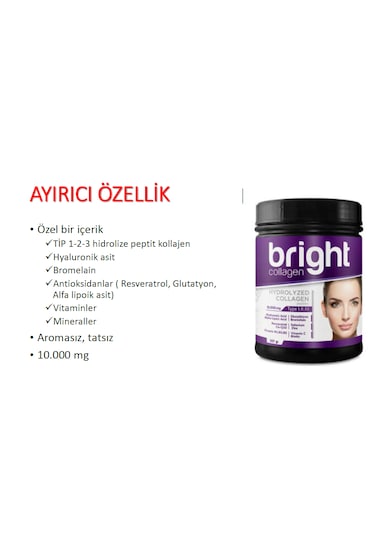 Green Farma Bright Hidrolize Kollajen Tip 1-2-3