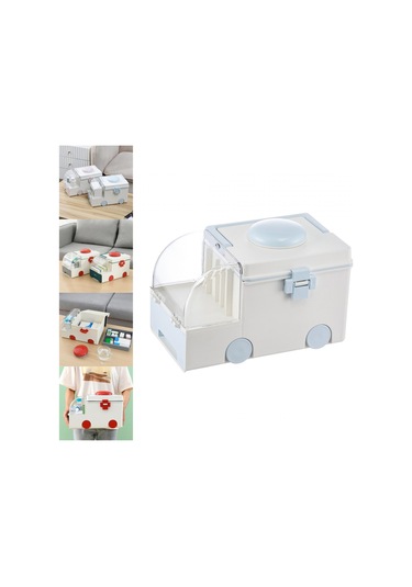 Suntek Araba Araç Ev Mavi Için İlk Yardım Saklama Kutusu