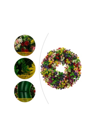 Suntek Ön Kapı Çiftlik Evi Çelenk Için İlkbahar Yaz