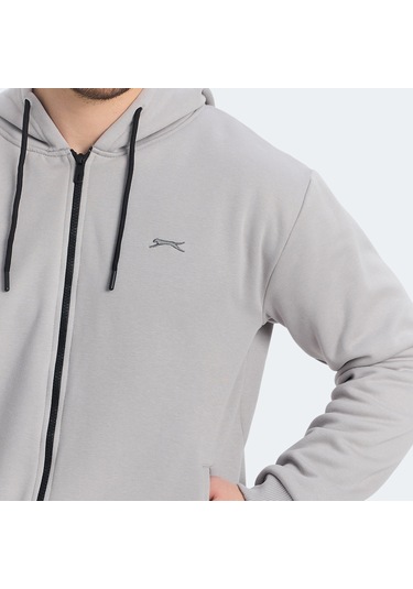 Slazenger KOZZAX IN Erkek Sweatshirt Gri