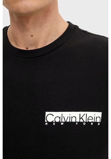 Calvin Klein Erkek T Shirt K10k113800 Beh Siyah SIYAH Siyah
