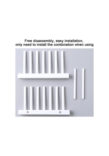 Bambu Tepsi Bulaşıklık Mutfak Depolama Gri -