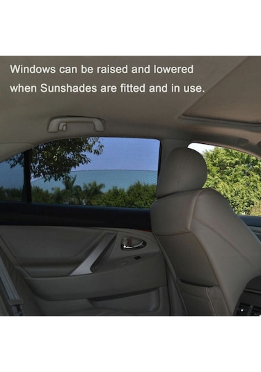 Yan Cam Güneşlik Perde Oto Araç Güneşlik Anne Bebek Emzirme Perdesi 2 Adet Mahremiyet Sağlar