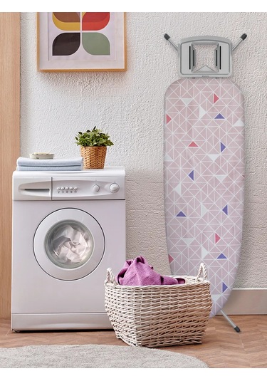 Domino. Üniversal Ütü Masası Kılıfı, Dikilmiş Astarlı 313104539 Pembe