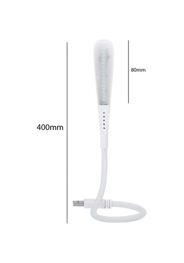 Powermaster Pm-24560 14 Ledli Beyaz Esnek Usb Led Lamba 3 Kademeli Çok Renkli