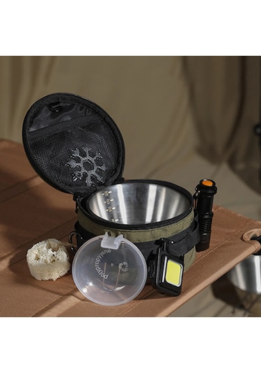 Kamp Benzin Bidonu Koruyucu Kapak Gaz Tankı Durumda Hava Şişe Wrap Kol Benzin Army Green Amerika Birleşik Devletleri Yeşil