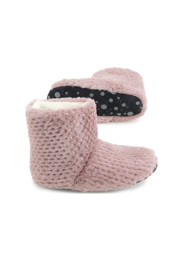 Gezer Kadın Kışlık Sessiz Taban Ev Panduf Bot Ga7kte.03432.00.09e.0c Pembe